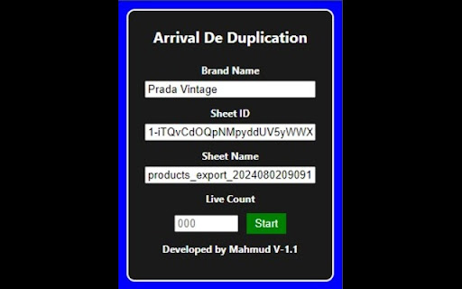 ASL ARRIVAl DEDUPLICATION screenshot 1