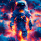 Astronaut in Clouds Live Wallpaper logo