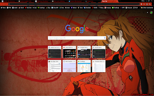 Asuka Langley Sohryu Theme HD 1920x1200 screenshot 1