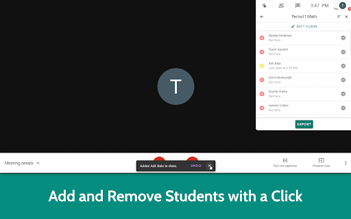 Attendance for Google Meet™ screenshot 1
