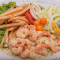 Attractive shrimp dish logo