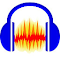 Audio editor online Audacity logo