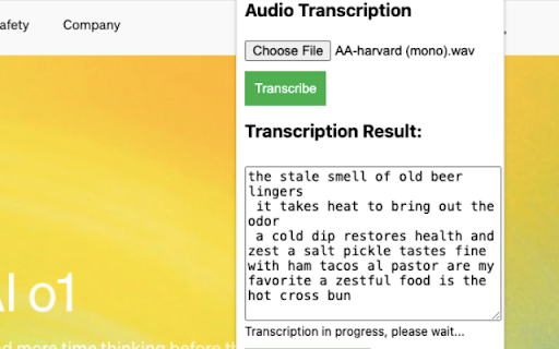Audio to Text Transcription screenshot 1