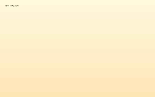 Aurora Golden Theme screenshot 1