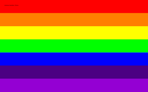 Aurora Rainbow Theme screenshot 1