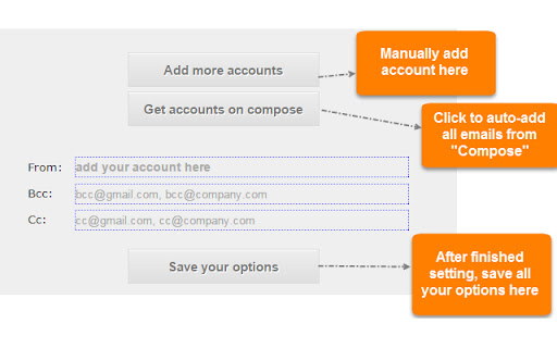 Auto BCC for Gmail™ screenshot 1
