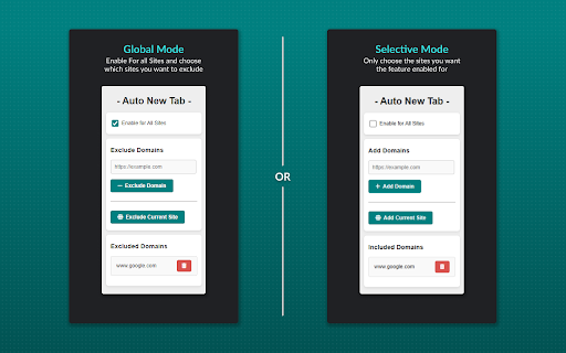Auto New Tab screenshot 1