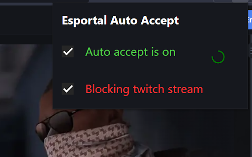 Autoaccept Esportal Match screenshot 1
