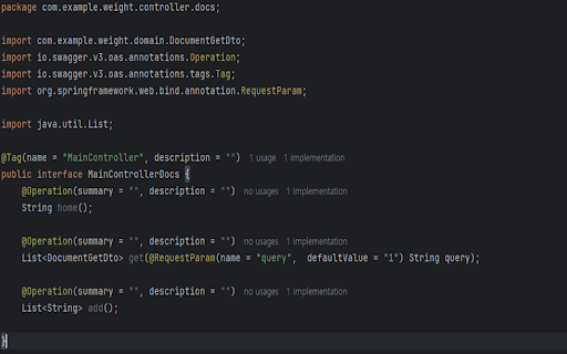AutoDocs - Swagger, Interface for Spring screenshot 1