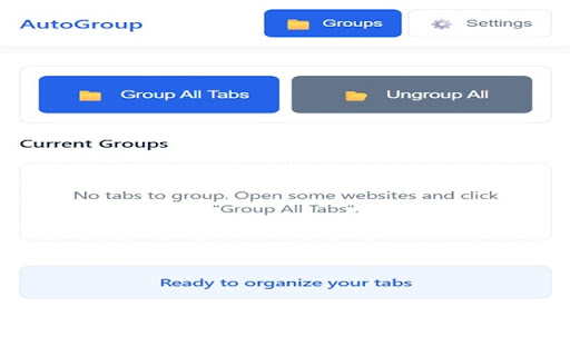 AutoGroup - Smart Tab Organizer screenshot 1