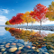 Autumn nature wallpaper logo