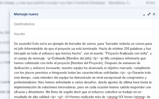 Avainza Extension screenshot 1