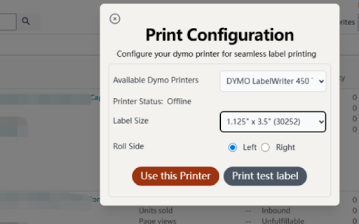 AZ Label Printer screenshot 1