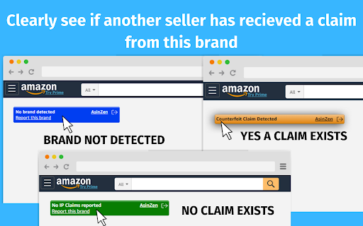 AZAlert Amazon Brand Research Tool screenshot 1