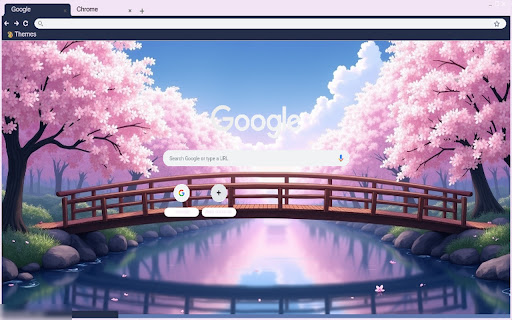 Azure Blossom Bridge screenshot 1
