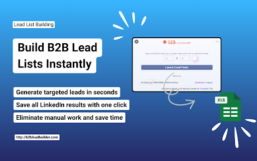 B2B Lead Builder - Email Finder screenshot 1