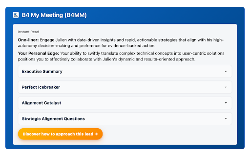 B4 My Meeting (B4MM) screenshot 1