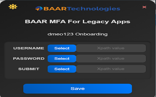 BAAR MFA For Legacy Apps screenshot 1