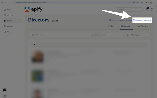 BambooHR Employee Flashcards screenshot 1