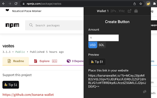 Banana Wallet screenshot 1