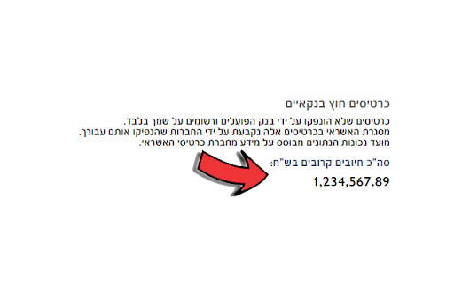 Bank Hapoalim Credit Card Totaler screenshot 1