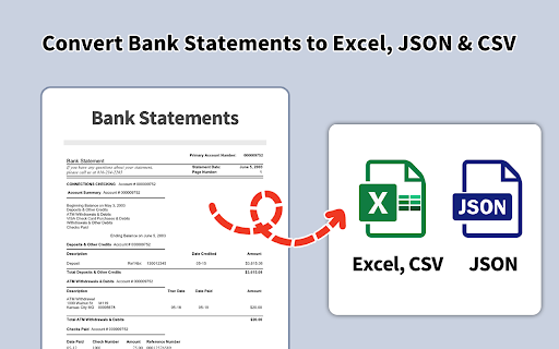 Bank Statement Converter - Convert From PDF to Excel & CSV screenshot 1