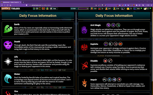 Barons Toolbox - Splinterlands Enhancement screenshot 1