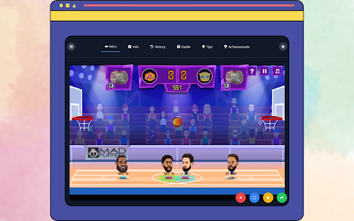 Basketball Legends Unblocked Game screenshot 1