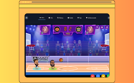 Basketball Legends Unblocked Game screenshot 1