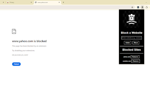 Bastion Web Blocker screenshot 1