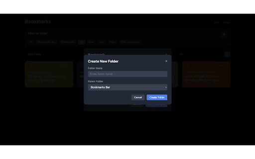 Beautiful Bookmarks screenshot 1