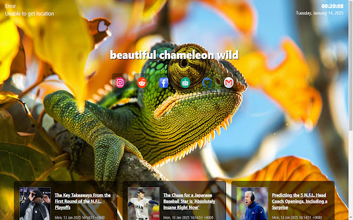beautiful chameleon screenshot 1