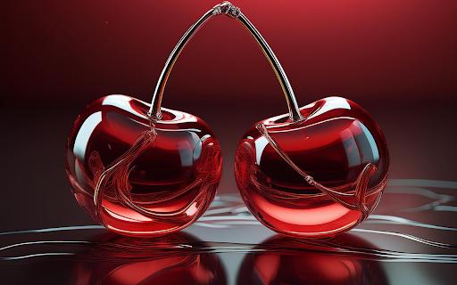 Beautiful shiny cherries screenshot 1