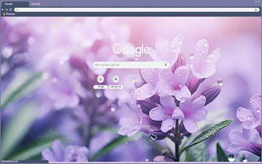 beautiful wallpaper with purple flowers screenshot 1