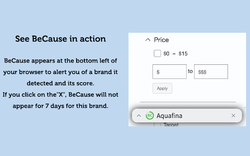 BeCause screenshot 1