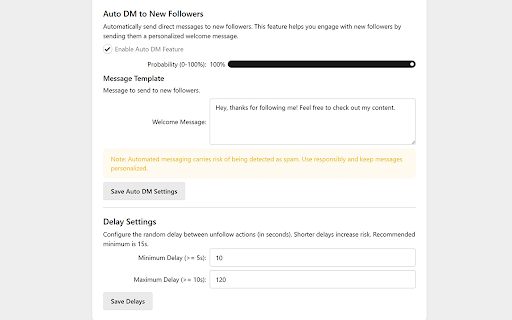 BeFox&Sleep: Smart Unfollow Instagram Accounts screenshot 1