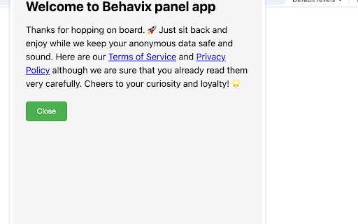 Behavix screenshot 1