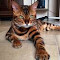 Bengal cat wallpaper logo