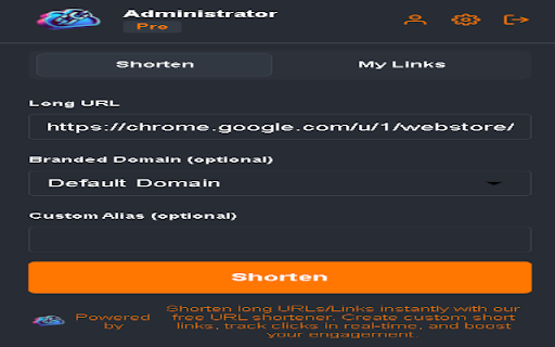 Best & Fast & Custom URL/Link Shortener - Sht.wf screenshot 1