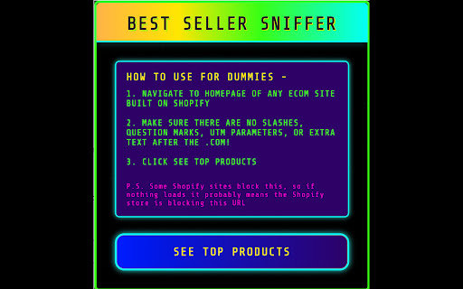BestSellerSniffer screenshot 1