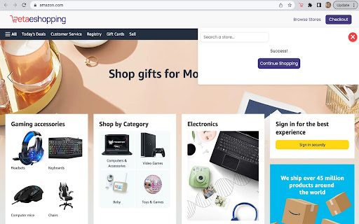 Beta-eshopping screenshot 1