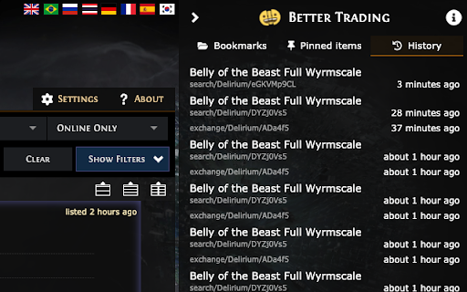 Better PathOfExile Trading screenshot 1