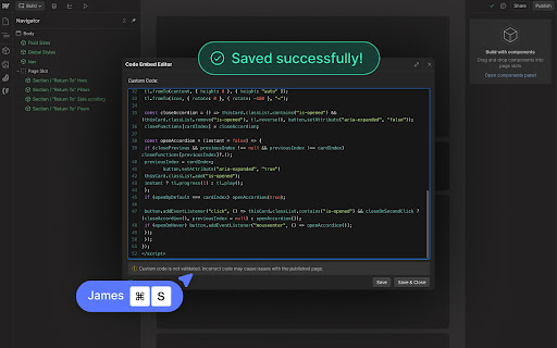 Better Webflow Editor screenshot 1