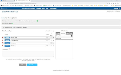 Big Als Golf Group Booking System screenshot 1