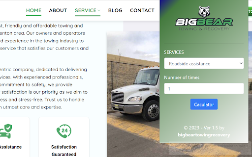 Big Bear Towing & Recovery screenshot 1