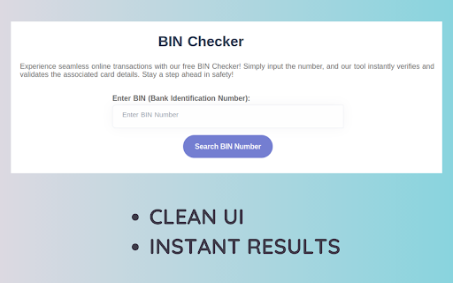 BIN Checker screenshot 1