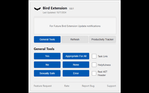 Bird Extension screenshot 1