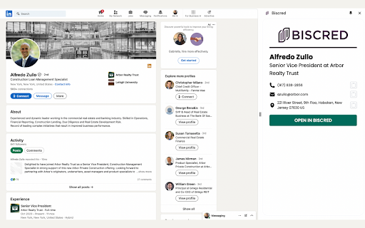 Biscred Browser Extension screenshot 1