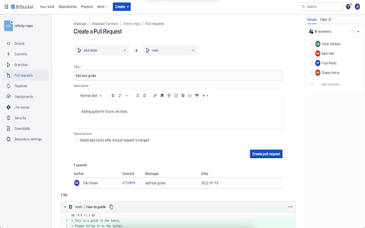 Bitbucket PR Redirector screenshot 1