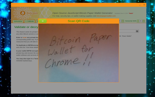 Bitcoin Paper Wallet Maker screenshot 1